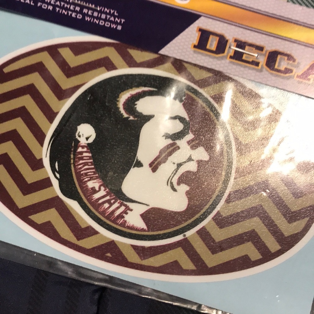 New FSU oval sticker